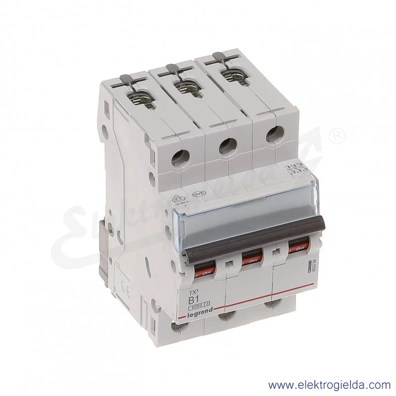 Wyłącznik nadprądowy S303 B 1 3P 6kA AC TX3