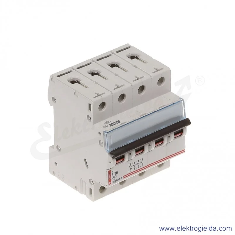 Wyłącznik nadprądowy S304 B 20 4P 6kA AC TX3