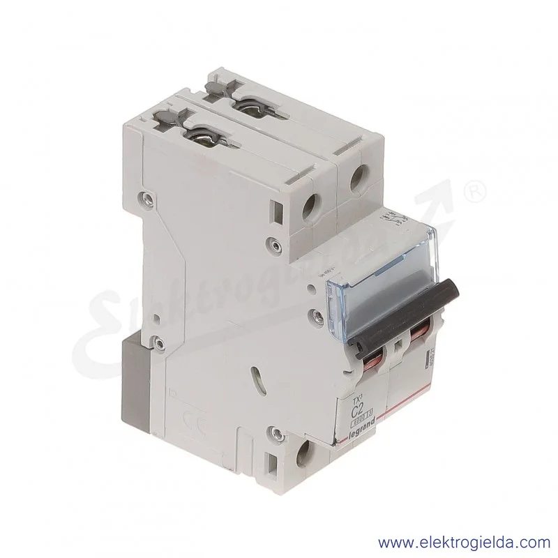 Wyłącznik nadprądowy S302 C 2 2P 6kA AC TX3