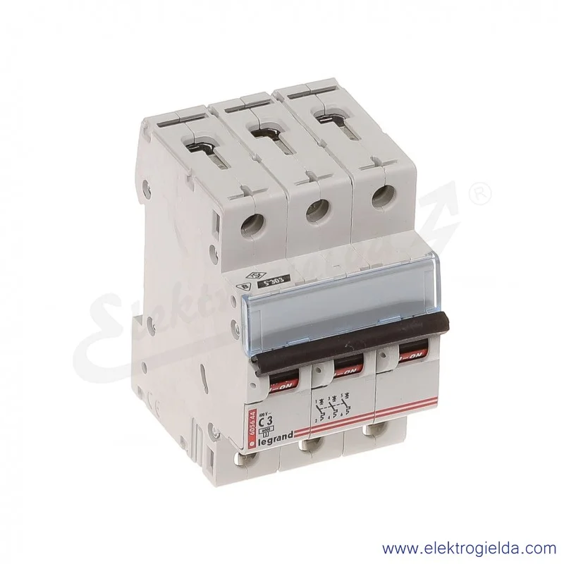 Wyłącznik nadprądowy S303 C 3 3P 6kA AC TX3