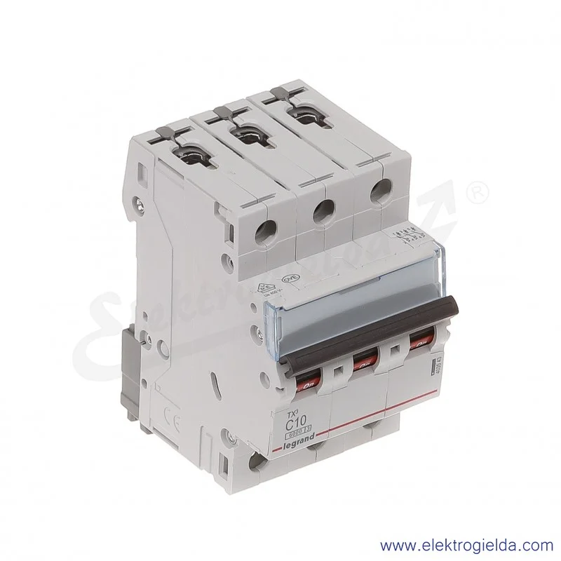 Wyłącznik nadprądowy S303 C 10 3P 6kA AC TX3