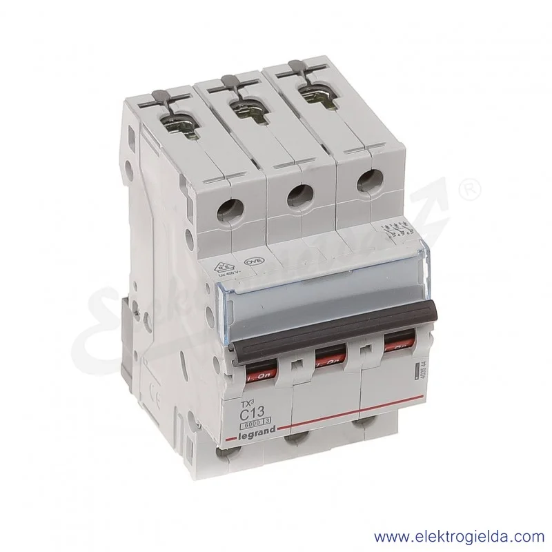 Wyłącznik nadprądowy S303 C 13 3P 6kA AC TX3