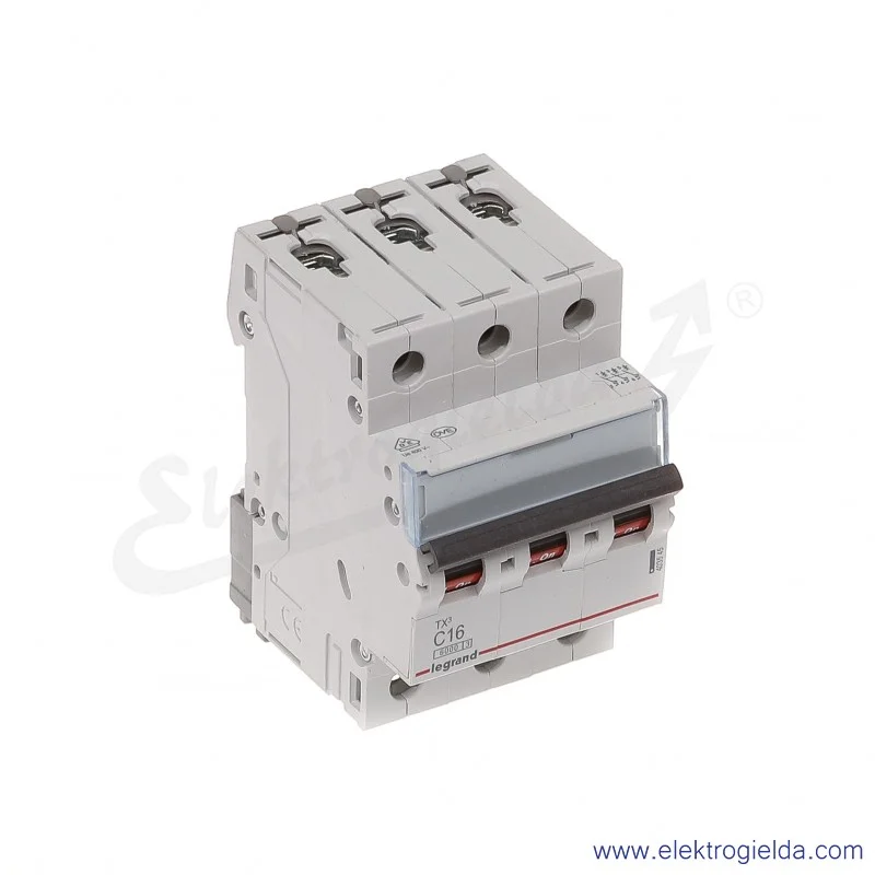 Wyłącznik nadprądowy S303 C 16 3P 6kA AC TX3
