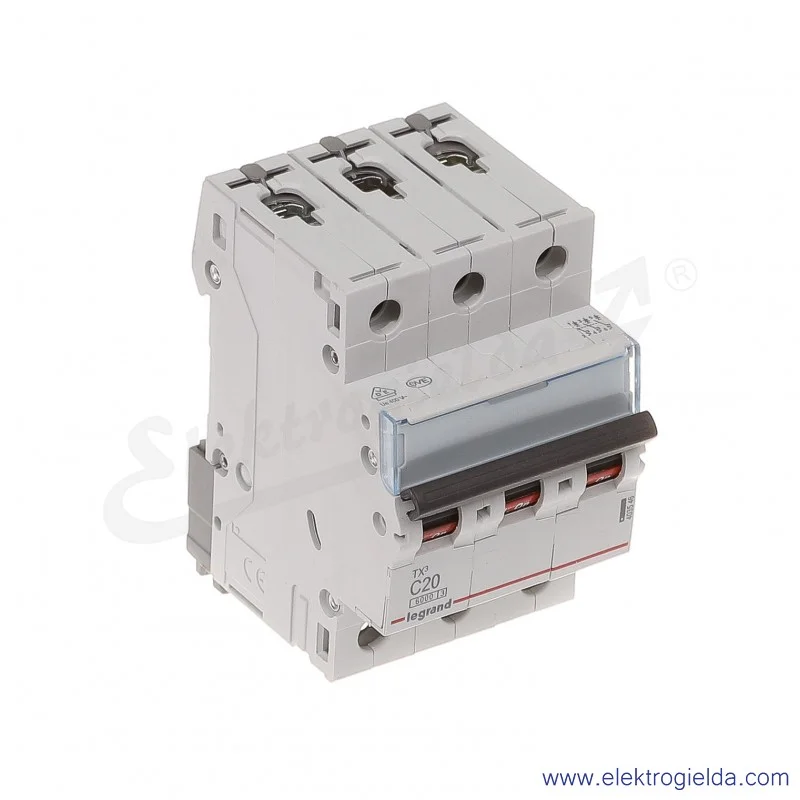 Wyłącznik nadprądowy S303 C 20 3P 6kA AC TX3
