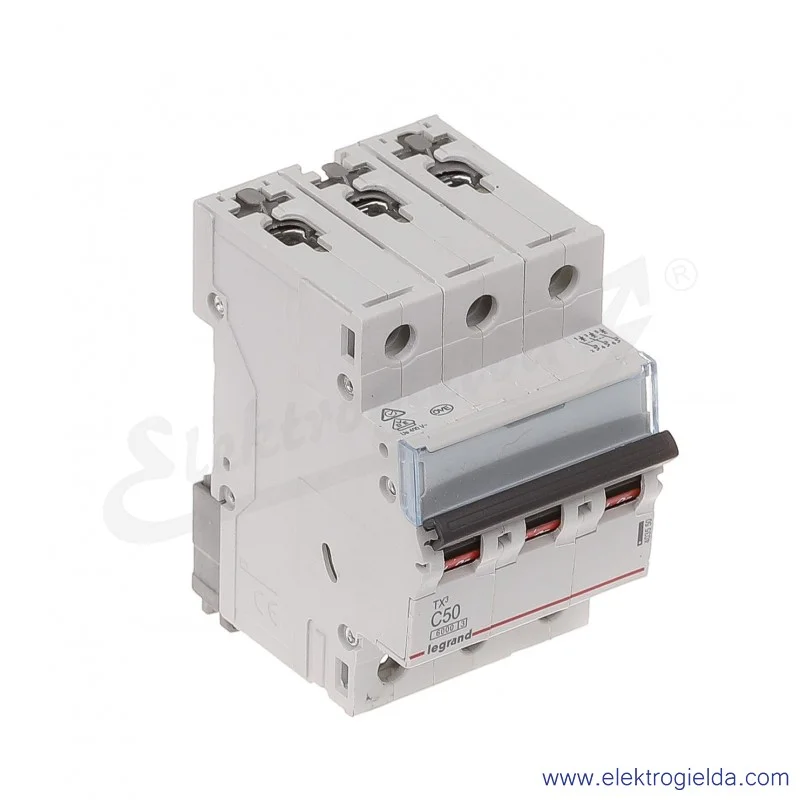 Wyłącznik nadprądowy S303 C 50 3P 6kA AC TX3