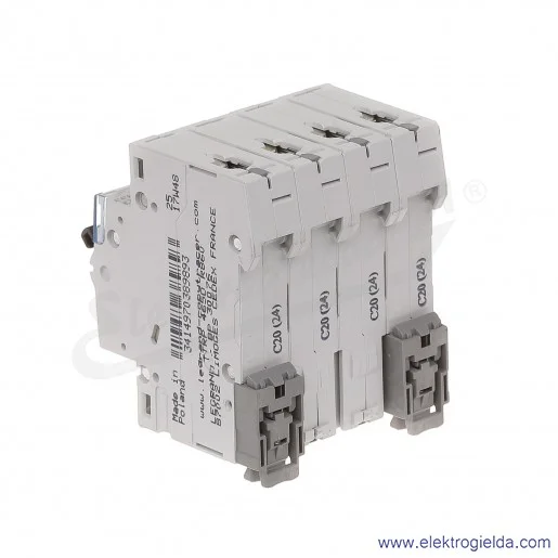 Wyłącznik nadprądowy S304 C 20 4P 6kA AC TX3 Wyłącznik nadprądowy S304 C 20 4P 6kA AC TX3