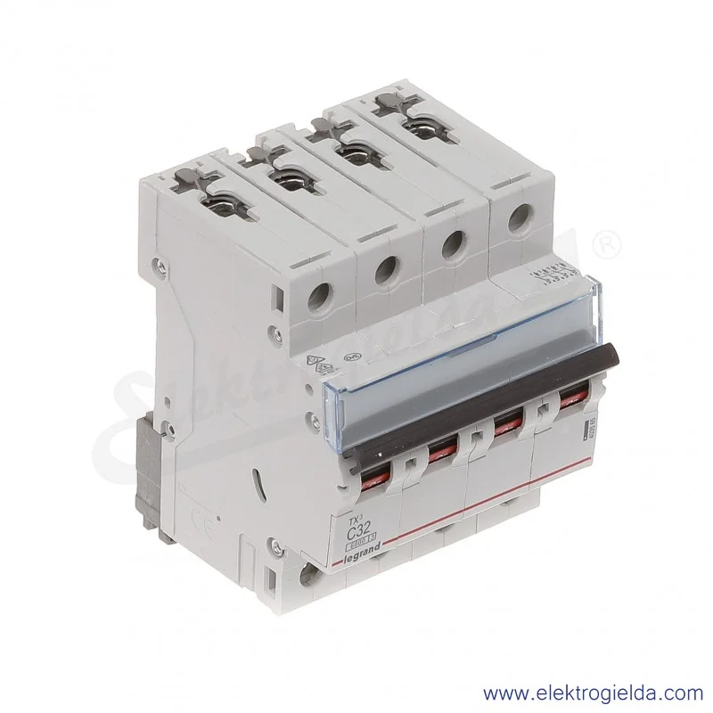 Wyłącznik naprądowy S304 C 32 4P 6kA AC TX3