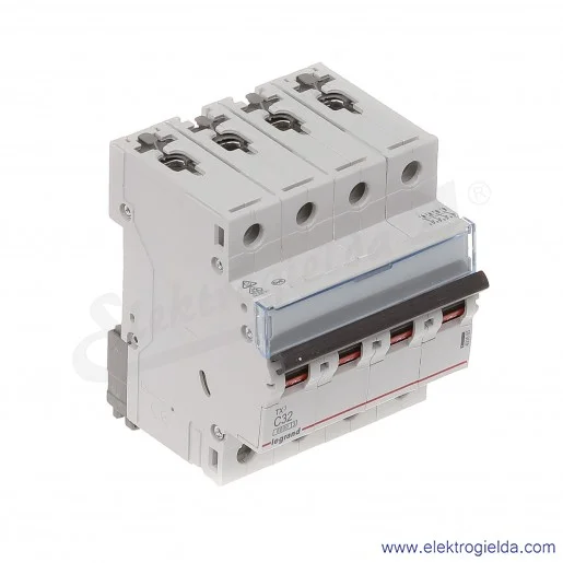 Wyłącznik naprądowy S304 C 32 4P 6kA AC TX3