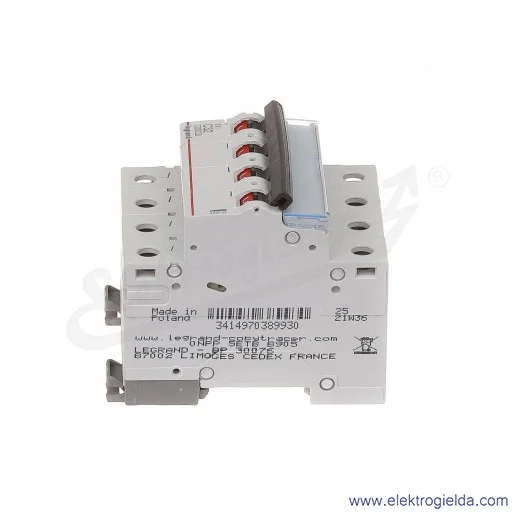 Wyłącznik naprądowy S304 C 32 4P 6kA AC TX3