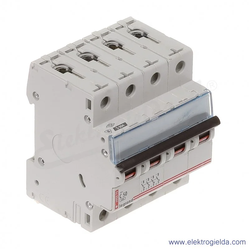 Wyłącznik nadprądowy S304 C 50 4P 6kA AC TX3