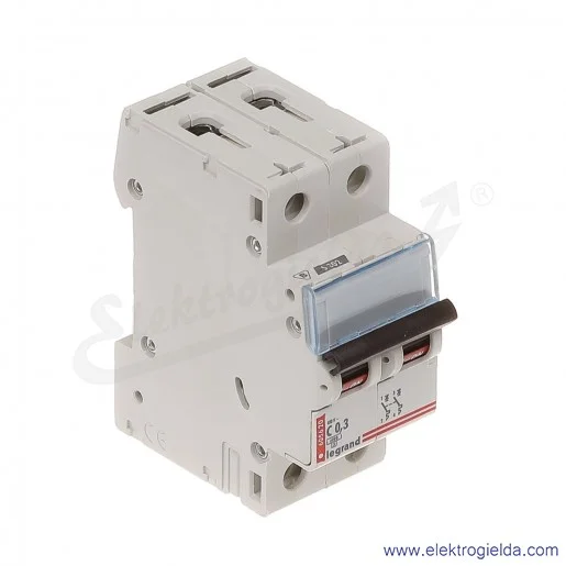 Wyłącznik nadprądowy S302 C 0,3 2P 6kA AC 