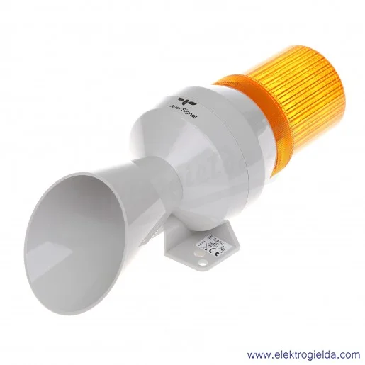 Sygnalizator świetlno-dźwiękowy 710111005, KLL, pomarańczowy, 24VDC