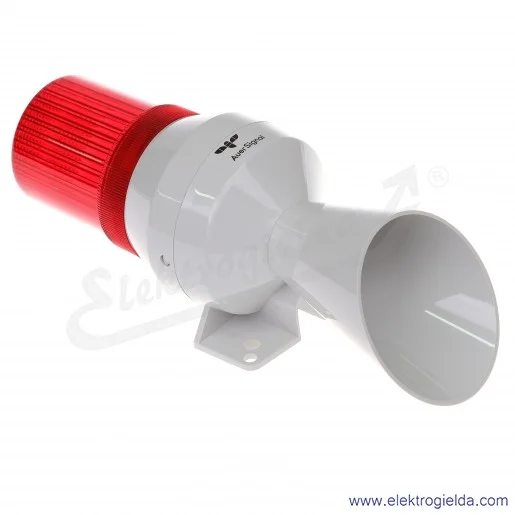Sygnalizator światło dźwięk 710112005, KLL, czerwony, 24VDC