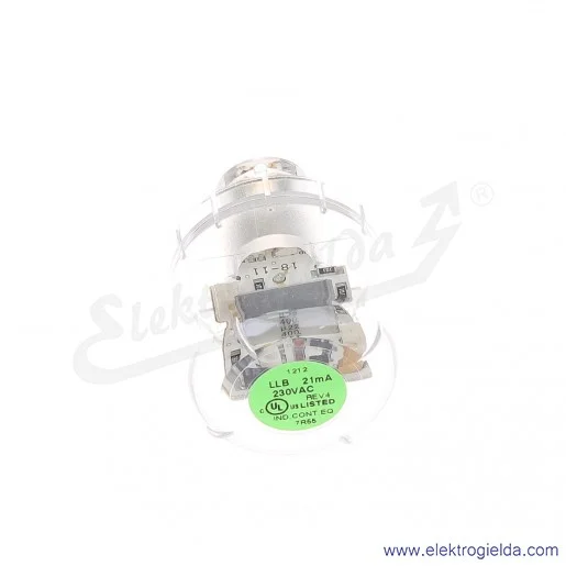 Żarówka LED 893016313, dioda LLB, zielona, migająca, 230V AC/DC