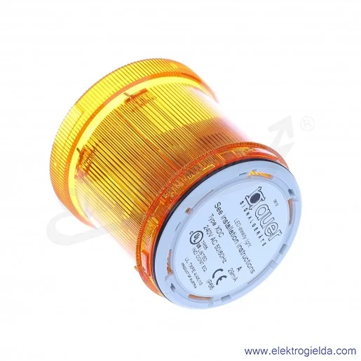 Lampka sygnalizacyjna 900011405, XDC, pomarańczowa, 24VAC/DC, światło ciągłe
