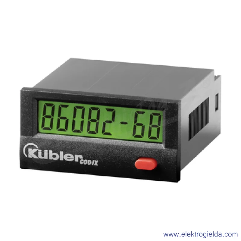 Licznik czasu pracy LCD, CODIX 6.134.012.851, 4...30VDC