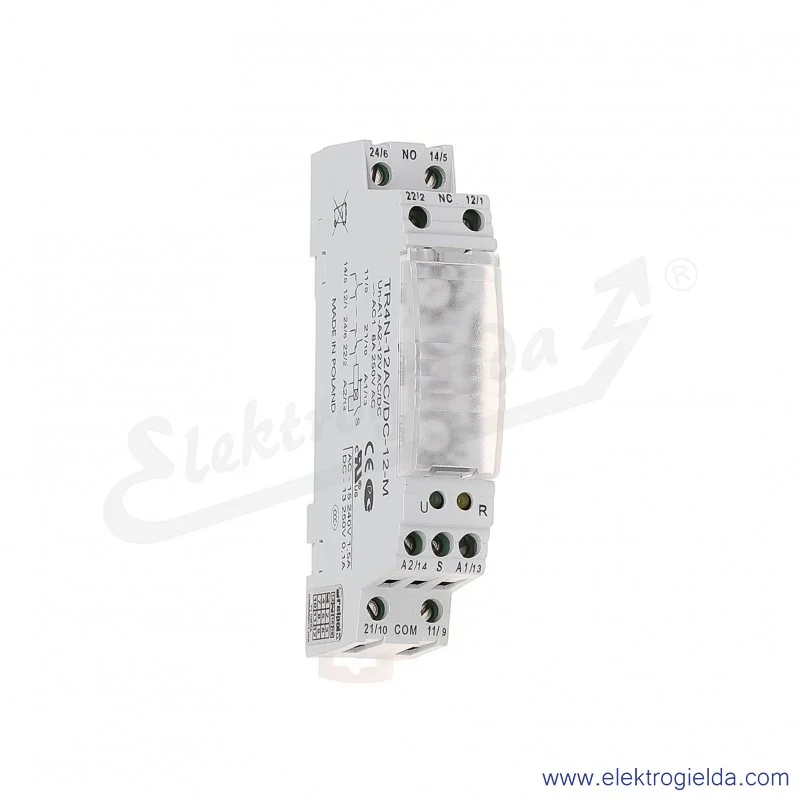 Przekaźnik czasowy wielofunkcyjny TR4N-12AC/DC-12-M 2p 10-funkcji