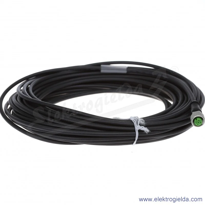 Konektor 7000-12221-6241500, M12, prosty, 15m, 4P, PUR-PVC, z wolnym końcem przewodów