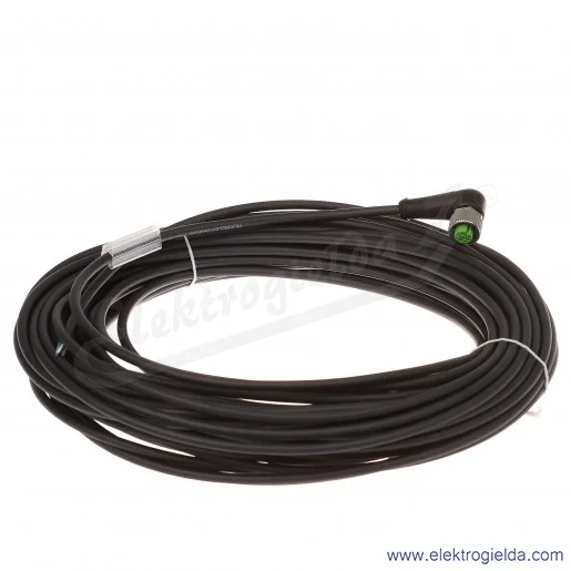 Konektor 7000-12341-6242000, M12, kątowy, 20m, 4P, PUR-PVC, z wolnym końcem przewodów Konektor 7000-12341-6242000, M12, kątowy, 20m, 4P, PUR-PVC, z wolnym końcem przewodów