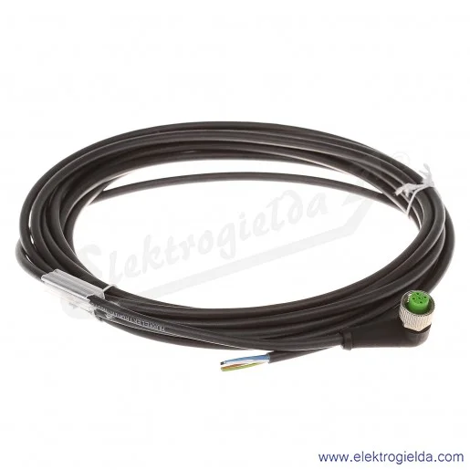 Konektor 7000-12361-6250500, M12, kątowy, 5m, 5P, PUR-PVC