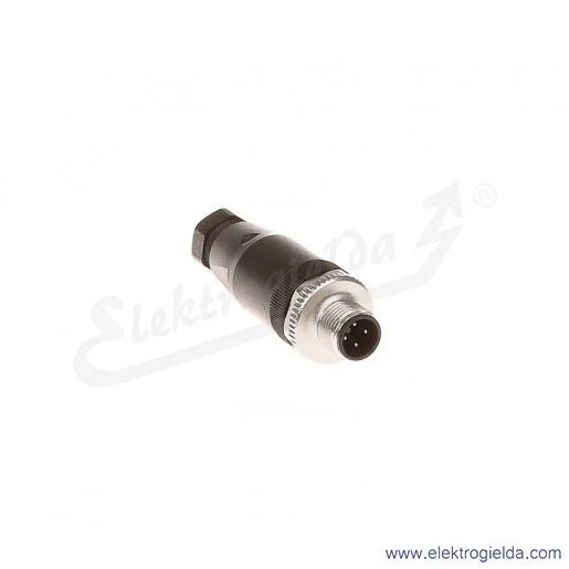 Wtyczka 7000-12701-0000000, M12, 4P, prosta, zaciski śrubowe 4..6mm Wtyczka 7000-12701-0000000, M12, 4P, prosta, zaciski śrubowe 4..6mm