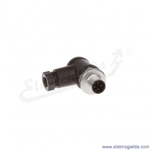 Wtyczka 7000-12821-0000000, M12, męska, 4P, kątowa, zaciski śrubowe 4..6mm Wtyczka 7000-12821-0000000, M12, męska, 4P, kątowa, zaciski śrubowe 4..6mm
