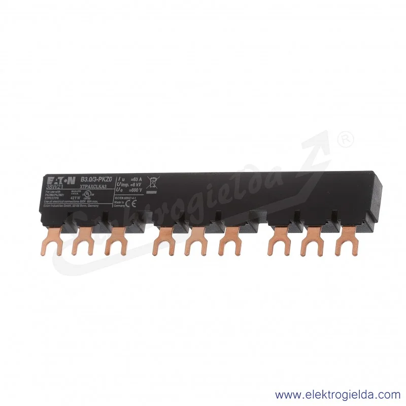 Mostek łączeniowy B3.0/3-PKZ0 3P 63A do PKZM0