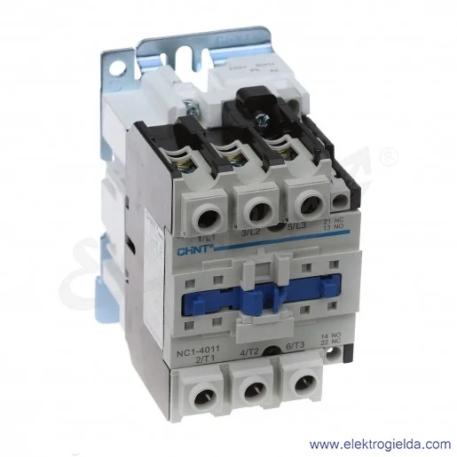 Stycznik 973897, NC1-4011, 60A/18.5kW, 230V, 50Hz Stycznik 973897, NC1-4011, 60A/18.5kW, 230V, 50Hz