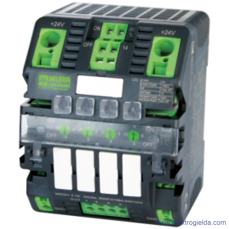 Moduł zabezpieczeń 9000-41084-0100600, Moduł MICO 4.6, 4-kanałowy, wejście: 24VDC, wyjścia: 24V/1-2-4-6ADC