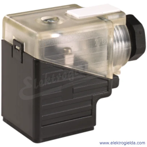Wtyczka zaworowa 7000-29021-0000000, TYP30, A 18mm, dioda zenera, 24V AC/DC