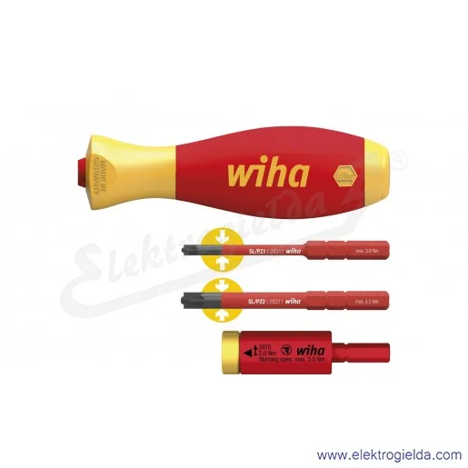 Zestaw adapterów dynamometrycznych 41477 easyTorque electric, 4 częściowy, 2,0Nm