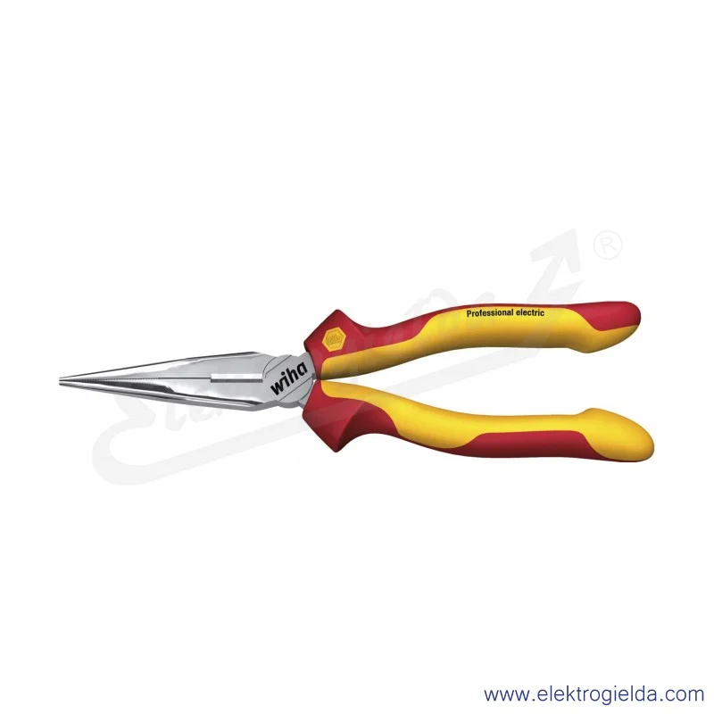 Szczypce półokrągłe z ostrzem prostym, 26727, 200mm, Professional Electric Z05006200