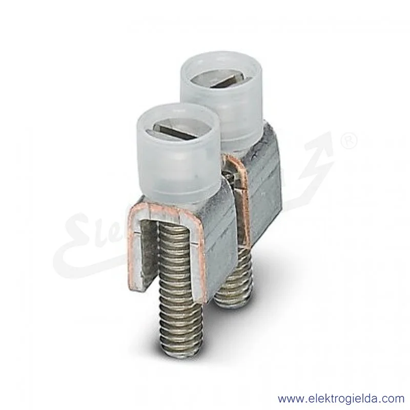 Mostek stały 0203483, FBI 2-10, 2p, srebrny, do UK10, 10mm