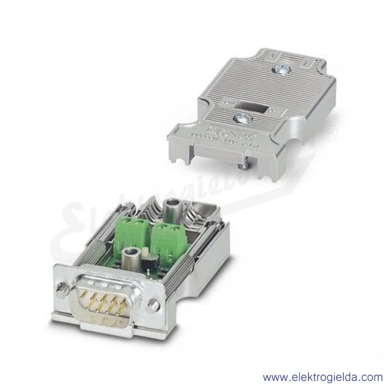 Wtyczka prosta 2744380, SUBCON-PLUS-PROFIB/AX/SC, 9p, profibus