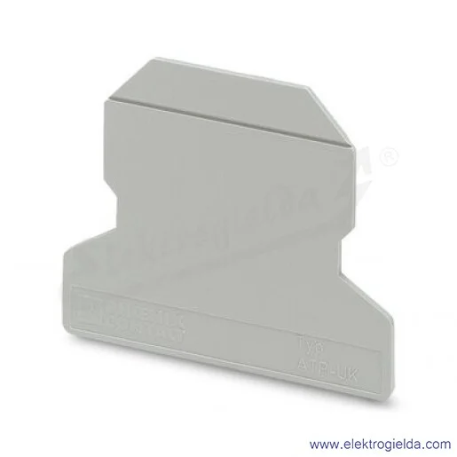 Płytka rozdzielająca sekcje 3003224, ATP-UK, szara, dł. 56mm, szer. 1.5mm, wys. 45.7mm