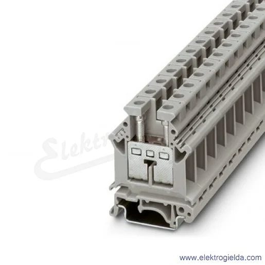 Złączka przelotowa 3006043, UK 16 N, szara, 16mm2, 800V, 76A, zaciski śrubowe