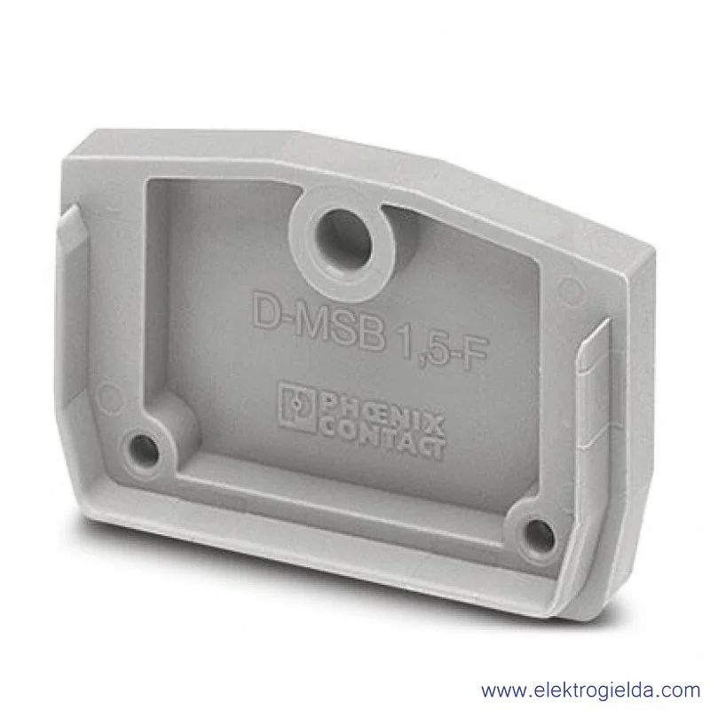 Pokrywa zamykająca 3024180, D-MZB 1,5-F, szara, dł. 32mm, szer. 9.9mm, wys. 22mm