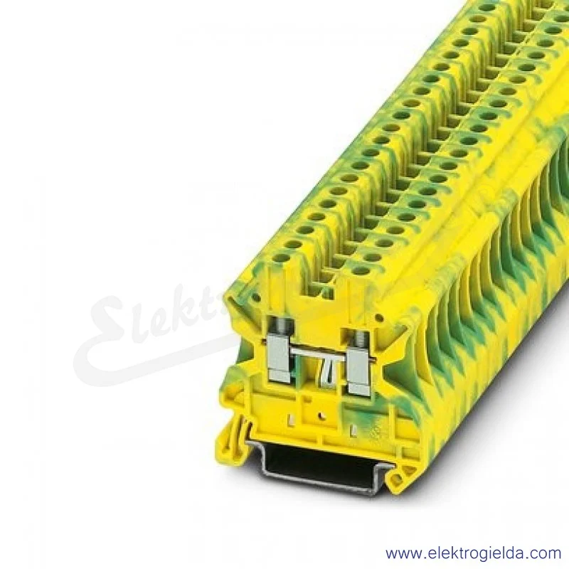 Złączka ochronna 3044128, UT 4 PE, żółto-zielona, 4mm2, zaciski śrubowe