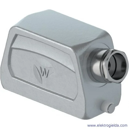 Obudowa wtyczki 71.350.2435.0, 24 PIN, boczna, z dławikiem, M25, 1 klamra