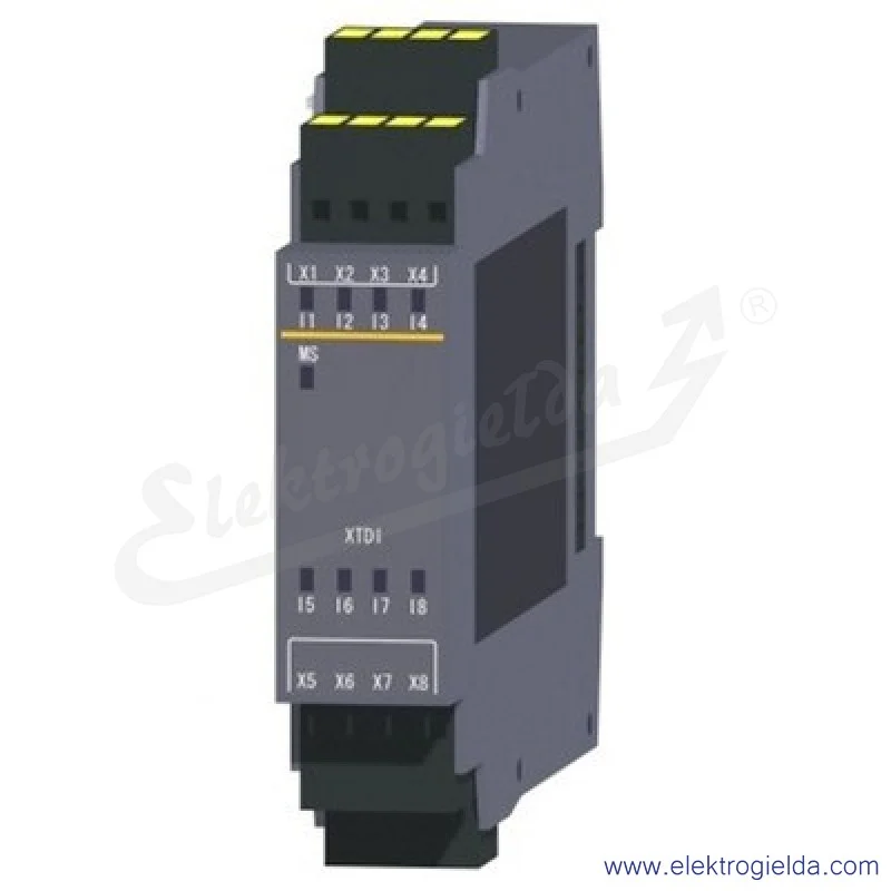 Moduł wejść 230059, WS0-XTDI80202, 24VDC, 8 wejść cyfrowych, zaciski sprężynowe