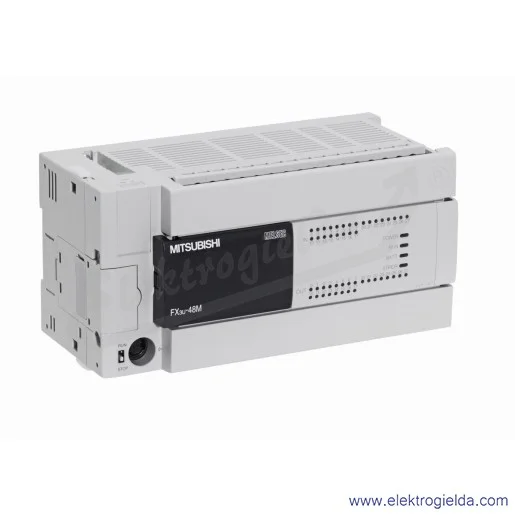 Sterownik PLC 231505, FX3U-48MT/DSS, 24VDC, jednostka centralna, 24 wejścia 24VDC, 24 wyjścia tranzystorowe