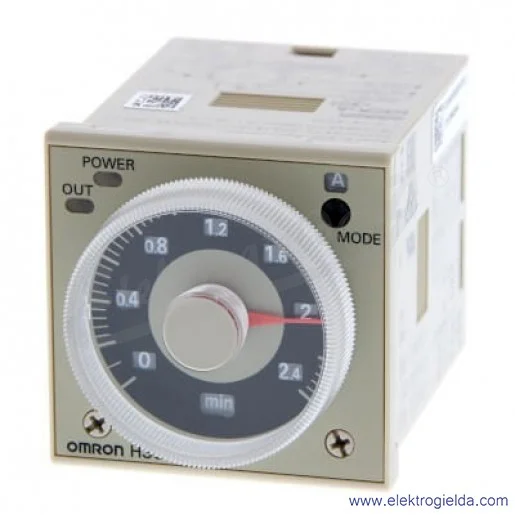 Przekaźnik czasowy H3CRA8AC2448DC12481, 24VAC/DC, 8P, wielofunkcyjny, 48x48mm, 0.1s-600h