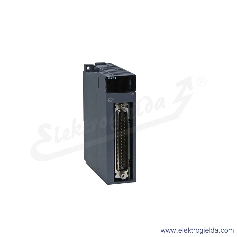 Moduł wejść cyfrowych 129594, QX81, PLC Q Series, zasilanie 24 VDC, 32 wejścia, złącze SUB-D