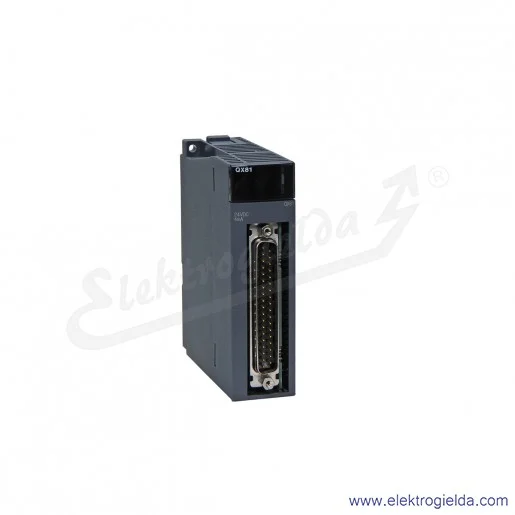 Moduł wejść cyfrowych 129594, QX81, PLC Q Series, zasilanie 24 VDC, 32 wejścia, złącze SUB-D