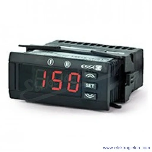 Regulator temperatury dwuwejściowy SCL206E1/AR, SCL206E1/AR, 230VAC, 2 wejścia PTC, 2 wyjścia przekaźnikowe, montaż tablicowy