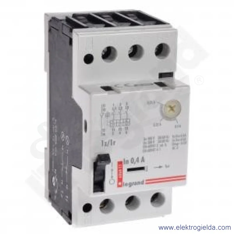 Wyłącznik silnikowy modułowy 606822, M 250 0,25-0,4 1z/1r
