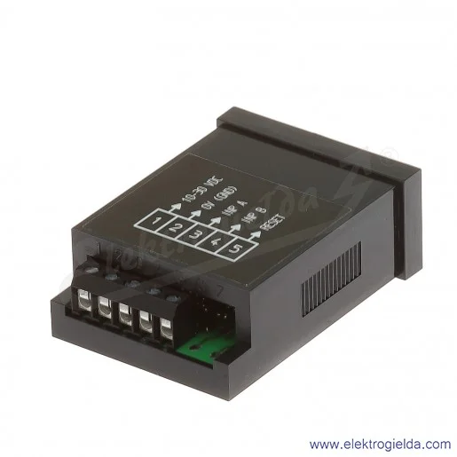 Licznik wielofunkcyjny CODIX 6.524.012.300, 10-30VDC, licznik impulsów, godzin, tachometr led, skalowany