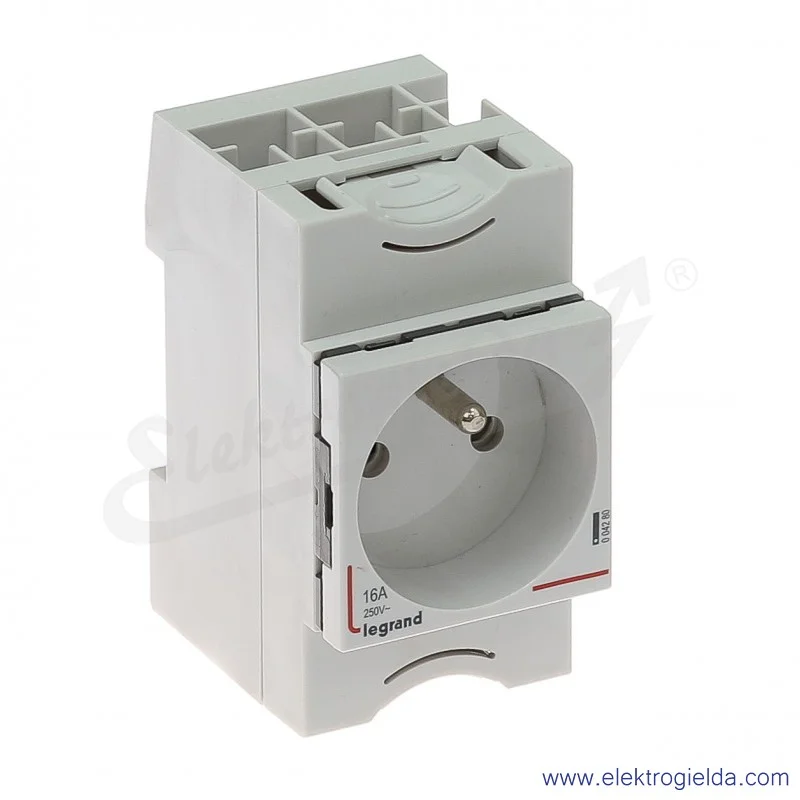 Gniazdo z bolcem 004280, 2P+Z 10/16A, 250VAC, G380