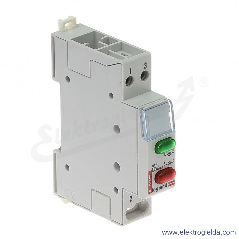 Lampka sygnalizacyjna podwójna 004488, L 331, zielona i czerwona, 110..400V AC