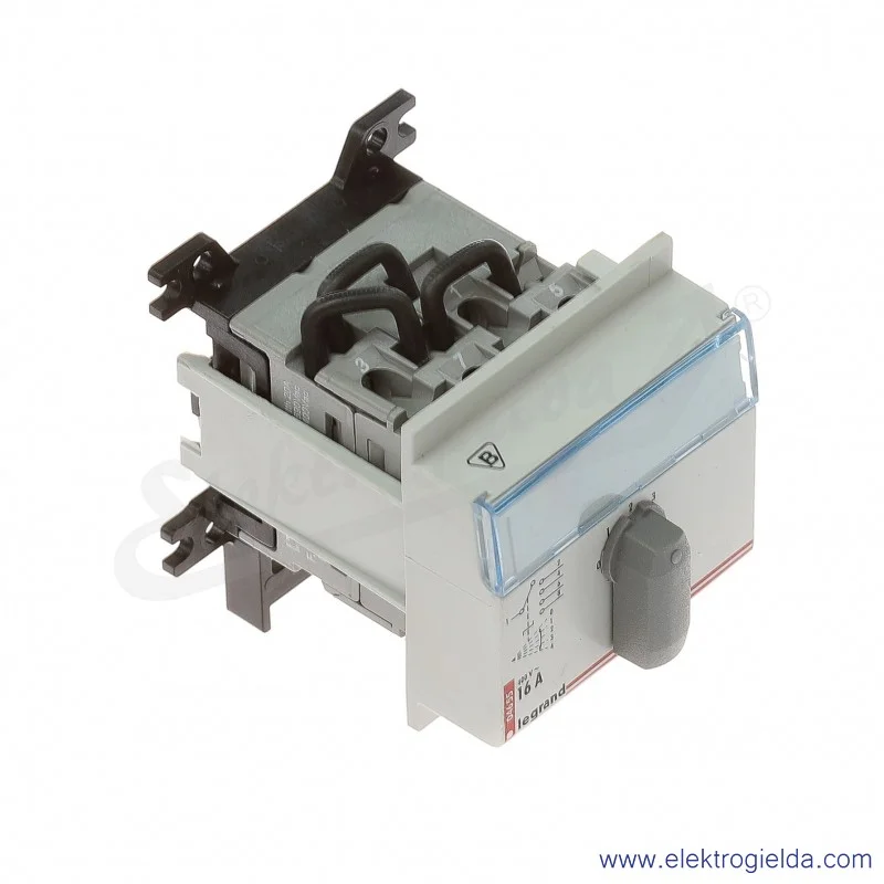 Przełącznik 004655, FR 355 16A 0-...-4 1p 400V AC na szynę TS35